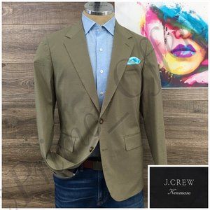 New J Crew Mens Blazer Sport Coat Two Button Casual Jacket Size 38R Cotton Suits